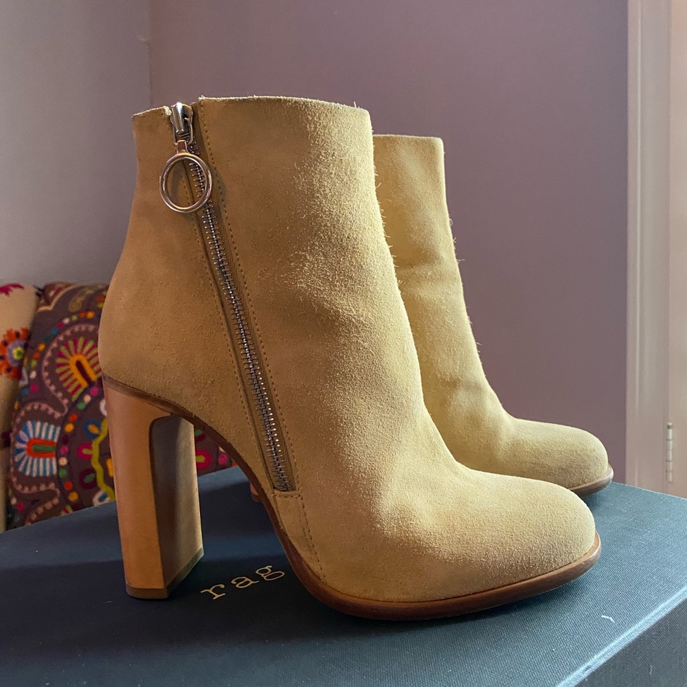 Boho Rag & Bone Suede Ankle Boots